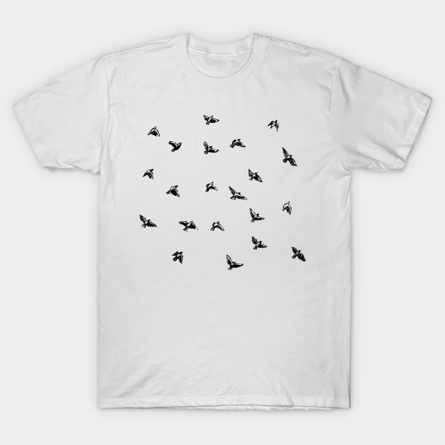 Flying Birds T-Shirt by SeaAndLight